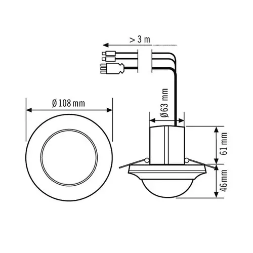 Esylux PD C360I 24 DUO DALI aanw mel 360g duo dali special
