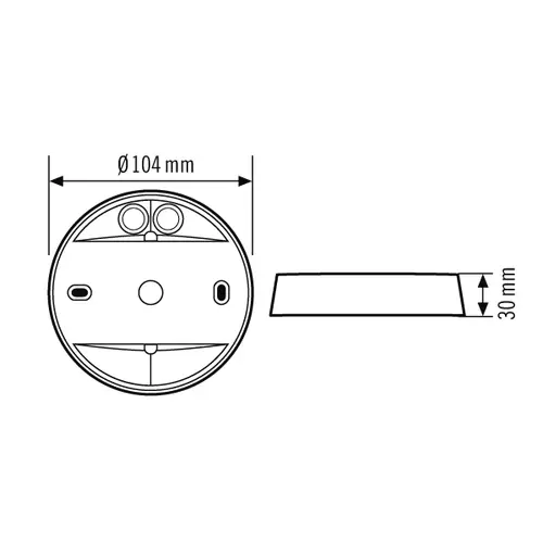 Esylux EP10426940 compact mount.box ip54 sm zw
