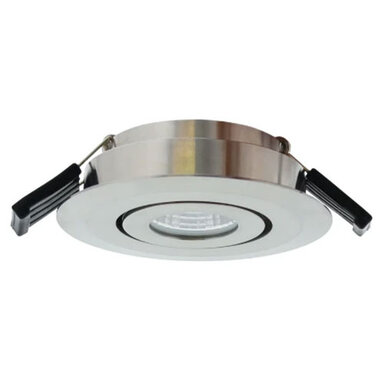 Klemko LCB-SPOT-62RB-EWW-RVS Lumiko 863702 Siena COB LED richtbare inbouwspot 3,1W/350ma 2700K RVS316 IP55