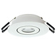 Klemko LCB-SPOTW62R-EWW Lumiko Siena COB LED richtbare inbouwspot 3,1W/350ma 2700K wit