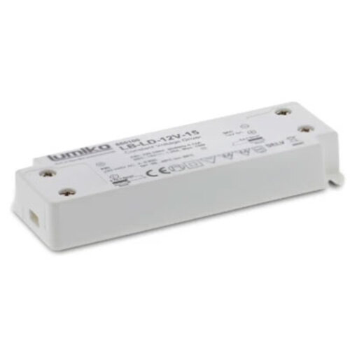 Klemko LB-LD-12V-15 Lumiko 860100 LED driver 220-240V naar 12V/ 1-15W constante spanning