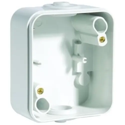 PEHA 601.02 WAB DO opbouwbak 1-voudig voor spatwaterdicht IP54 wit