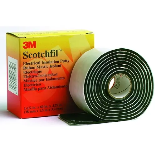 3M SCOTCHFIL vulkaniserende tape 38 mm x 1.5 meter d=3.2 mm zwart