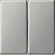 Gira 0295600 schakelwip 2-voudig Systeem 55 edelstaal oud model