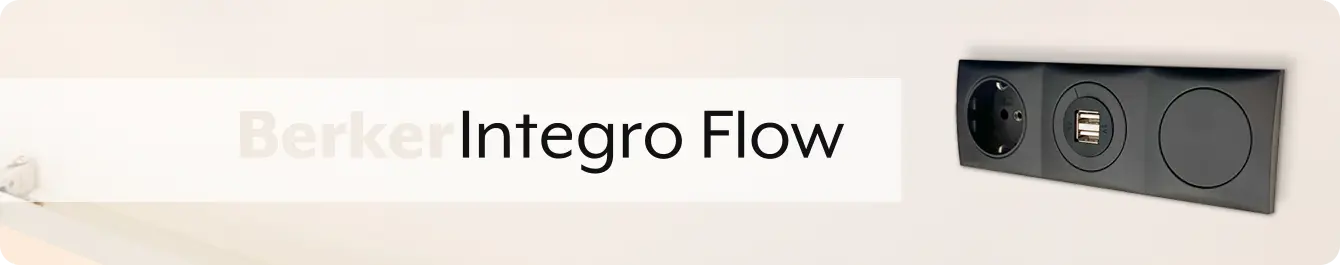 Berker Integro Flow compact schakelmateriaal