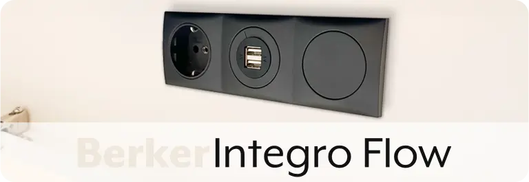 Berker Integro Flow compact schakelmateriaal