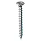 JMV 801.40050.1022 spaanplaatschroef 4,0x50 verzinkt voldraad platte kop Pozidriv-2 200 stuks