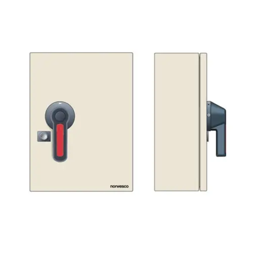 Norwesco SAM 3160H werkschakelaar 3P+N+PE 160A/415V EMC grijs IP65