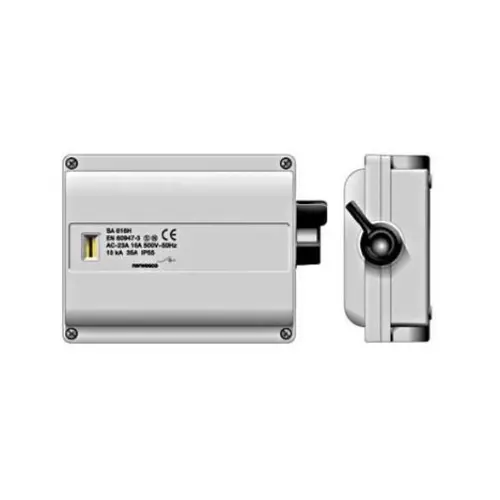 Norwesco SA616H werkschakelaar 6P+hulpcontact 16A/500V M20 IP55