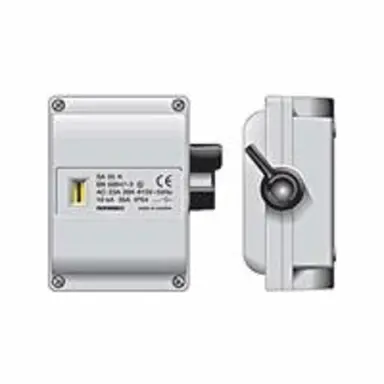 Norwesco SA325H werkschakelaar 3P+hulpcontact 25A/415V M25 grijs IP54