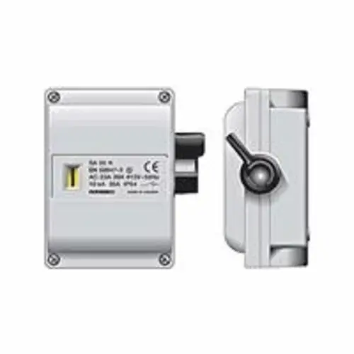 Norwesco SA325H werkschakelaar 3P+hulpcontact 25A/415V M25 grijs IP54