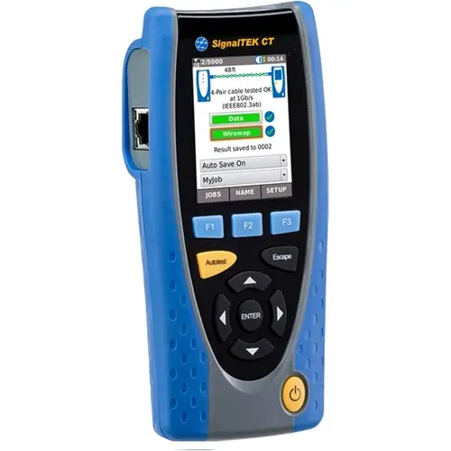 Magnum R156006 netwerk kabel tester SignalTEK CT met touchscreen