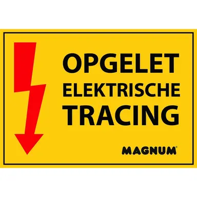 Magnum 160113 Trace Waarschuwingsstickers 5st