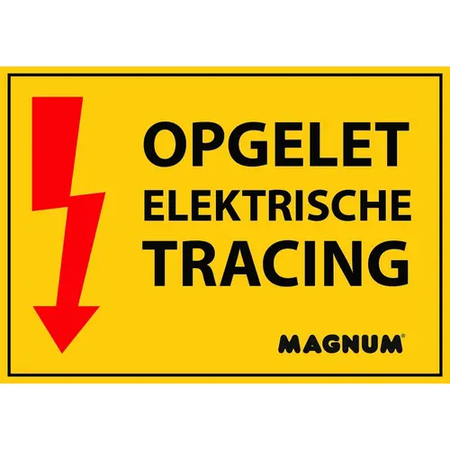 Magnum 160113 Trace Waarschuwingsstickers 5st