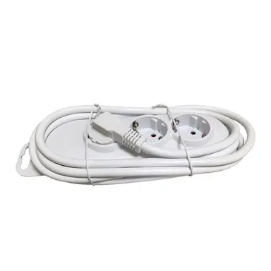 Haka 201303001 randaarde stekkerdoos 3-voudig met 3,0 meter snoer