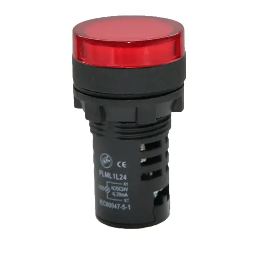 Haka 470030106 signaallamp 22mm LED rood 230 VAC