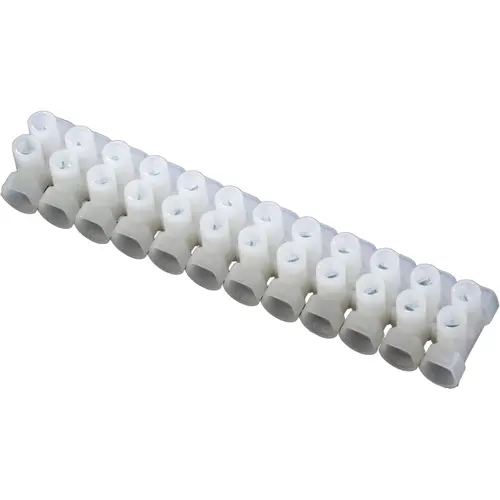 Haka 464400063 kroonstrip 12-polig 4-10mm² 450V wit