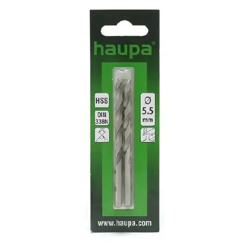 Haupa 230110 Metaal Boor 5.5x93mm Cilindris