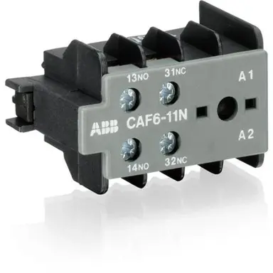ABB CAF 6-11M Hulpcontactblok 1m 1v Frontbe