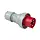 PCE 045-6 CEE-contactstop 125A 5-polig rood 6h IP67