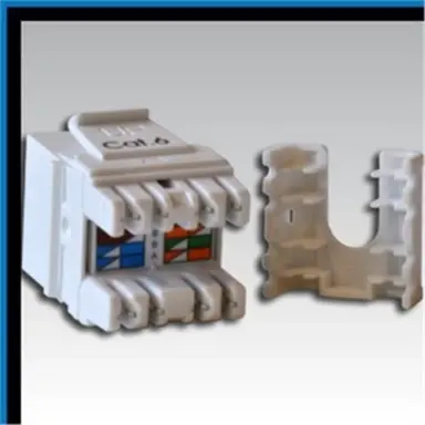 Grayle ZN500KS112219 KSJ White C6 Unshielded 90° ~ 180° Short-Width Easytool with du