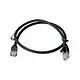 Grayle 010.01.702503 Zwarte Cat.5e patch kabel van Zybrnet 0.5 meter
