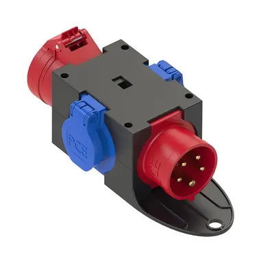 PCE 9430402 draagbare CEE-verdeeldoos met ophanghaak