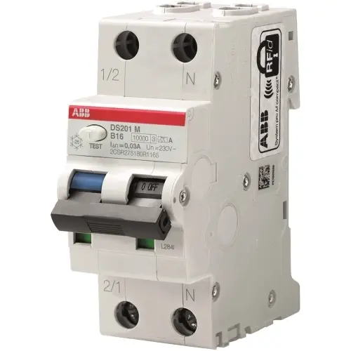ABB DS201 M C10 A300 aardlekautomaat 1p+n c kar 1