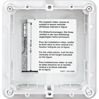 BTicino BT350010 sfera new inbouwdoos 1 module