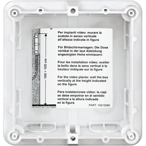 BTicino BT350010 sfera new inbouwdoos 1 module
