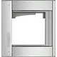 BTicino BT350211 sfera new afdekraam allmetal 1