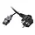 Grayle 010.01.3305 Europese stroom kabel C13 zwart 5 meter