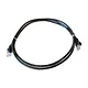 Grayle 010.01.702511 Zwarte Cat.5e patch kabel van Zybrnet 1.5 meter
