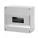 Gewiss GW40028 kunststof opbouwkast leeg 250x215x95mm din-rail zonder deur 12 modules IP40 grijs