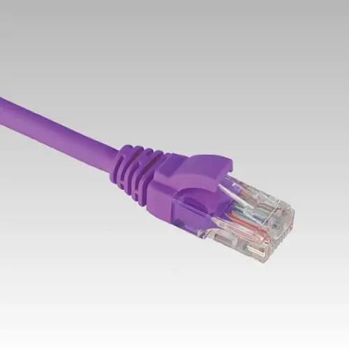 Grayle ZN500PC12170010M Paarse Cat.6 patch kabel van Zybrnet 500 1 meter