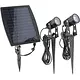 LEDs Light 1000424 led solar spot 2x1w 3000k zw