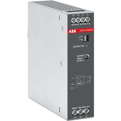 ABB CP-S.1 24/5.0 voeding in:100-240vac/100-250v