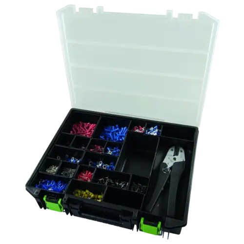 Haupa 270895 assortimentsdoos adereindhulzen en kabelschoenen