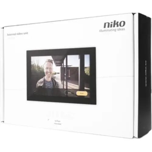 Niko 510-50000 videobinnenpost 2-draads met touchscreen 7 inch