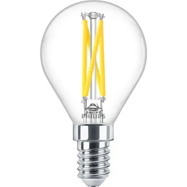 Philips 44937400 E14 Filament LED-lamp 2,5 Watt 340lm 2200-2700K P45 helder dimbaar