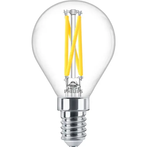 Philips 44937400 E14 Filament LED-lamp 2,5 Watt 340lm 2200-2700K P45 helder dimbaar