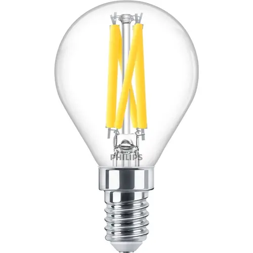 Philips 44951000 E14 Filament LED-lamp 3,4 Watt 470lm 2200-2700K P45 helder dimbaar