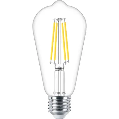 Philips 34796000 E27 Filament LED-lamp 5,9 Watt 806lm 2700K ST64 helder dimbaar
