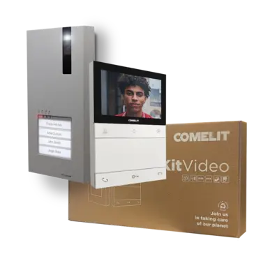 Comelit LS9431V enkelvoudige quadra 2-draads video deurintercom-set