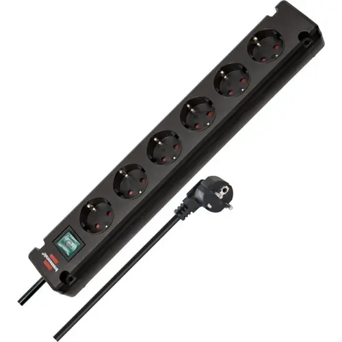 Brennenstuhl 1150650316 stekkerdoos 6v zw 3m schak