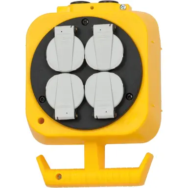 Brennenstuhl 1151760 energieblok 4xwcd geel+ketting