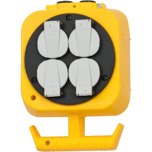 Brennenstuhl 1151760 energieblok 4xwcd geel+ketting