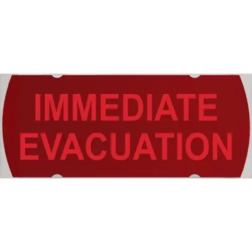 Cooper Safety CSA08671 pictogram evacuation immediate