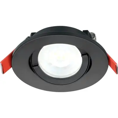 Sylvania 0084102 Inset Trend 75 Swing aluminium inbouwspot GU10 zwart IP44 indoor