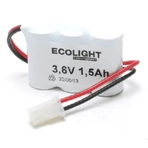 Ecolight ELAC03.62.0015 accu 3.6v 1.5ah pack sc